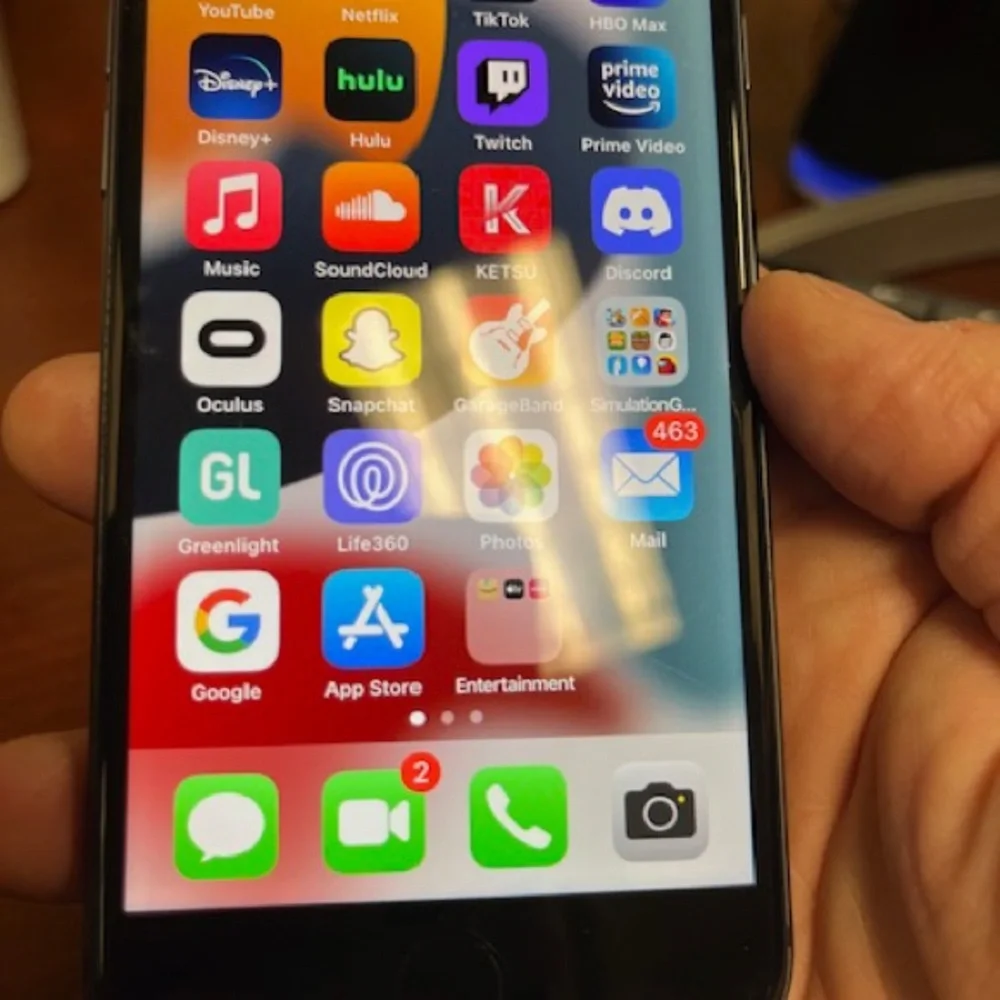 Apple Sleek Black Smartphone